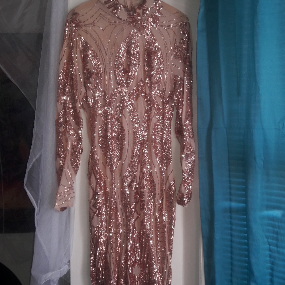 Rose Gold Party Dress